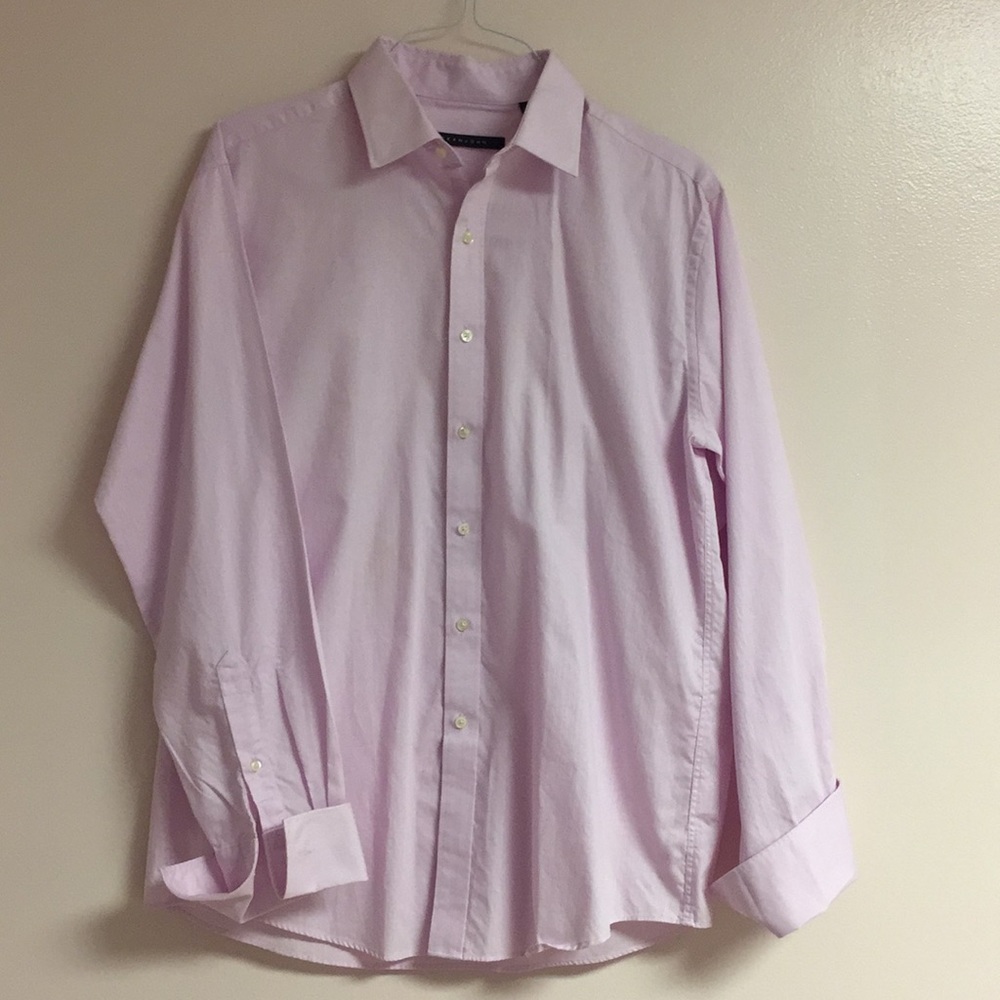 Sean John Men’s Pink Button Down Shirt